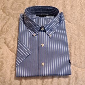 Blue Striped Ralph Lauren Men's Shirt